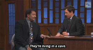 television,science,celebs,seth meyers,late night,cosmos,neil degrasse tyson