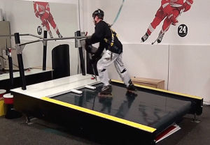 treadmill,hockey,whoa