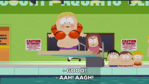 angry,eric cartman,yelling,shelly marsh,bullying