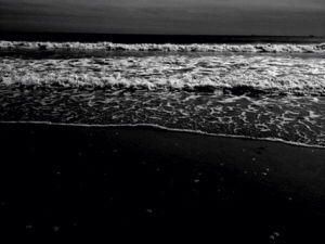 noir,ocean,nature,beach,own,black and white,water,bw