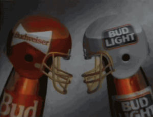 bud bowl,football,80s,retro,1980s,commercial,beer,1989,budweiser