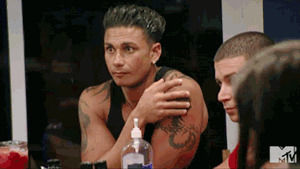 shocked,jersey shore,say what,sammi sweetheart,dj pauly d,footytube,elliot is growing slowly but surely