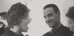 laughing,one direction,harry styles,liam payne,adorable