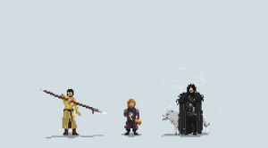 game of thrones,pixel,art,animation,game,fan,spoilers,made,characters,thrones
