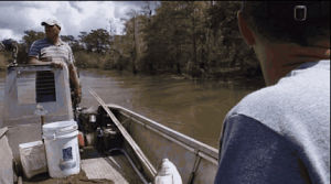 boat,funny,new,fish,surprise,fishing,swamp people,swamppeople