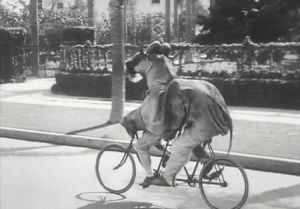 laurel and hardy,tandem bicycle,another fine mess