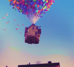 house,dreamworks,disney,up,balloons