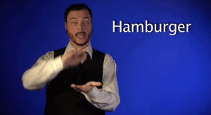 sign language,sign with robert,asl,american sign language,hamburger