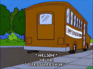bus,friends,bart simpson,season 11,episode 20,milhouse van houten,11x20,thoughtful