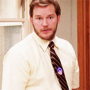 computer,parks and recreation,technology,chris pratt,april ludgate,andy dwyer,im gonna shower now,im finally in my semester break now aw yies and i havent been making s so boom,parkss,also same,me when my cartridges werent working