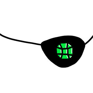 transparent,eyepatch