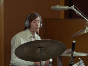 charlie watts,the rolling stones,sympathy for the devil,1968,drum,rolling stones,sixties,rocknroll,olympic sound studios,jean luc godard
