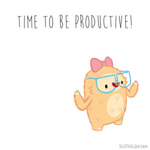 kawaii,procrastination,productive,productivity,sleep,slothilda,animation,cartoon,comics,comic,sloth,lazy,procrastinator