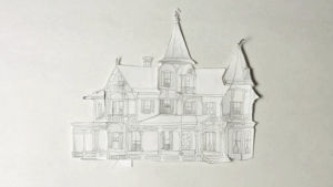 house,victorian,art,drawing,architecture,modern,frank lloyd wright,midcentury,djmusicandcartoons