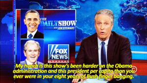 jon stewart,the daily show,television,fox news