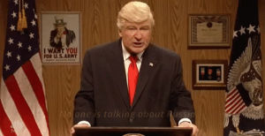 alec baldwin,snl,episode 17,saturday night live,donald trump,season 14,russia,nothing to see here,no one is talking about russia