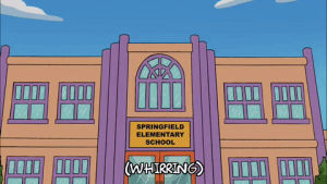 bart simpson,friends,episode 17,school,season 20,milhouse van houten,drill,elementary school,20x17