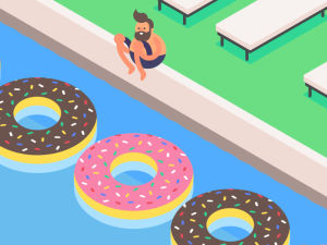 summer,pool party,pool,swimming,pool floats,donut float