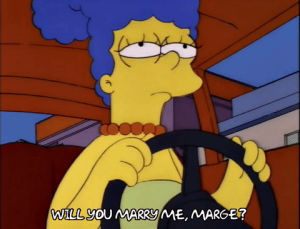 marge simpson,season 5,car,episode 22,driving,5x22,steering wheel