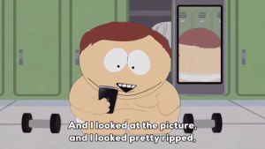 working out,happy,eric cartman,excited,naked