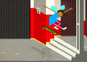 pixel,skateboarding,skate,skateboard,fairy,fan art,rayssa leal,trixel