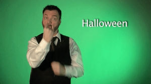 american sign language,sign language,sign with robert,halloween,asl