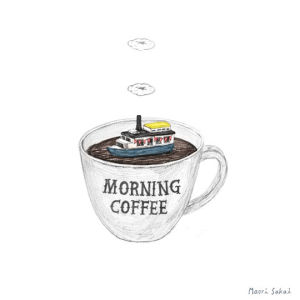 morning coffee,coffee,illustration