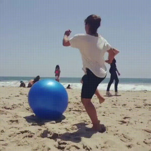 beach,ball,bounce,backflip