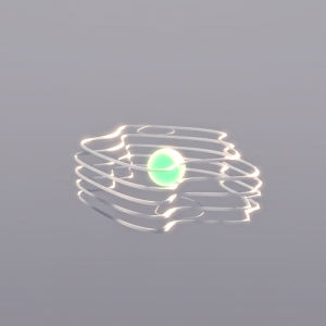 3d,c4d,sphere,loop,green,cinema 4d,circle,ring,minimal