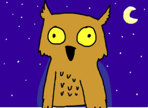 owl,animation,flash,loop