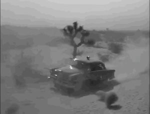 desert,dusty,black and white,vintage,retro,car,dust,sand storm