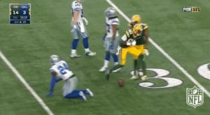 green bay packers,football,nfl,packers,allison,gb packers,first down,1st down,geronimo allison,stutter step