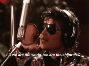 we are the world,michael jackson