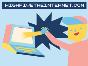 internet,high five,computers,photojojo,highfivetheinternet