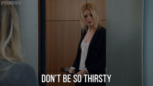 hilary duff,justine lupe,no,want,tv land,younger,thirsty,youngertv,dont be so thirsty