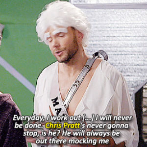 joel mchale,jeff winger,community,chris pratt,i cant even,tv community,what is this obsession with chris pratt,this episode was so weird