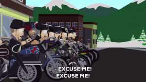 eric cartman,gang,motorcycle,biker