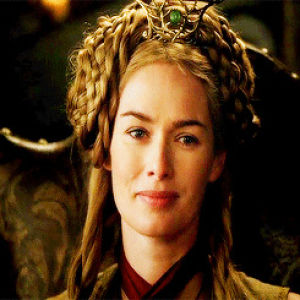 lena headey,smile,happy,game of thrones,proud,content,cersei lannister,my got,got cpe,got 1x01,the wigs she used were super lovely