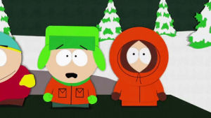 south park,oh shit,scared,hoodie,kenny
