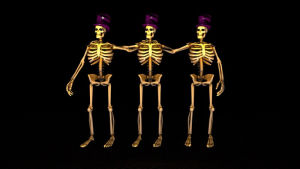 sfm,skeletons,dancing,spooky
