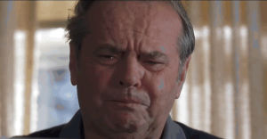 mail,movies,reaction,sad,crying,actor,jack nicholson,letter