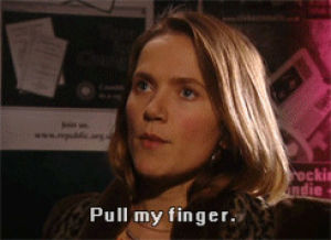 spaced,fart,jessica stevenson,farts,tv,funny,angry,humour,date