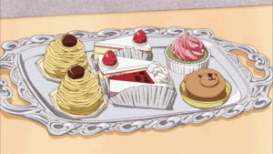 tea,anime food,pastries,sweets,cartoons comics