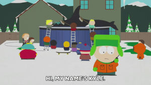 eric cartman,stan marsh,snow,kyle broflovski,kenny mccormick,storm,butters stotch,kyle,wife,name,timmy burch