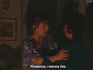 roseanne,tv,television,80s,fashion,comedy,life,live,1980s,death,abc,tornado,roseanne barr,laurie metcalf,roseanne conner,jackie harris