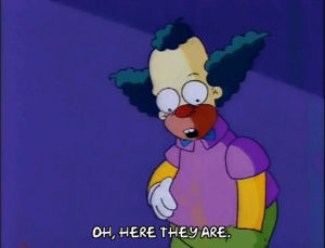 3x06,season 3,episode 6,here,krusty the clown,here you go