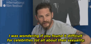 tom hardy,queer,set,gay,legend,lgbt,lgbtq,loveuality,coming out