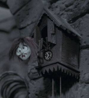 cuckoo clock,vintage television,mad monster party,stop motion,animation,television,vintage,halloween,1960s,clock,1967