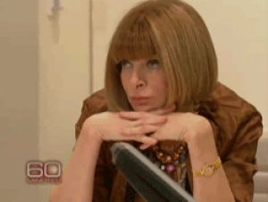 anna wintour,bored at work,youth and beauty