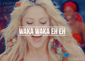 waka waka this time for africa,waka waka,shakira,music,pop,this time for africa